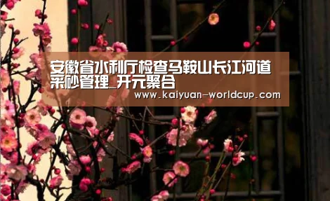 安徽省水利厅检查马鞍山长江河道采砂管理_开元聚合(图4) 开元官网