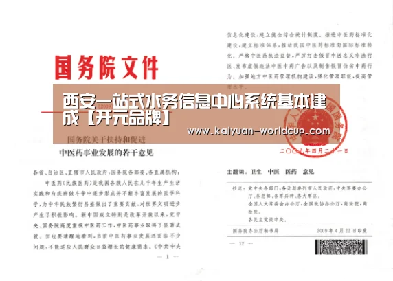 西安一站式水务信息中心系统基本建成【开元品牌】(图3) 开元聚合